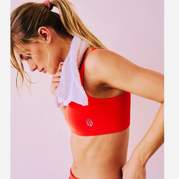 NEW [2-Pc] Free People FP Movement GK Shorts & Happiness Runs Bra - Picture 11 of 12